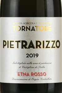 Etna Rosso Pietrarizzo Tornatore - вино Этна Россо Пьетраризо Торнаторе 0.75 л красное сухое
