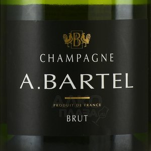 A.Bartel Brut Champagne - шампанское Шампань А. Бартель Брют 0.75 л брют белое