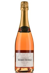 Champagne Maurice Vesselle Grand Cru Rose - шампанское Шампань Морис Вессель Гран Крю Розе 0.75 л розовое экстра брют