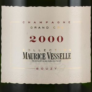 Maurice Vesselle Collection 2000 Grand Cru - шампанское Морис Вессель Коллексьон 2000 Гран Крю 0.75 л белое брют