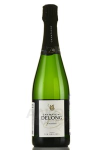 Champagne Delong Marlene Ter Originel - шампанское Шампань Делонг Марлен Тер Орижинель 0.75 л белое брют
