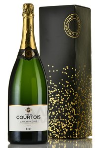 Pierre Courtois Brut Champagne - шампанское Шампань Пьер Куртуа Брют 1.5 л в п/у белое брют