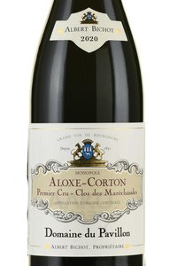 Aloxe Corton 1-er Cru Domaine du Pavillon Clos des Marechaudes - вино Алос Кортон Премье Крю Домэн Дю Павильон Кло де Марешод 0.75 л красное сухое