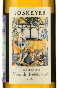 Mise du Printemps Pinot Blanc Alsace Josmeyer - вино Эльзас Жосмейер Пино Блан Миз Дю Прантан 0.75 л белое сухое