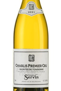 Chablis Premier Cru Montee de Tonnerre - вино Шабли Премье Крю Монте де Тоннер 0.75 л белое сухое