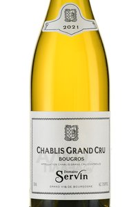 Chablis Grand Cru Bougros - вино Шабли Гран Крю Бугро 0.75 л белое сухое