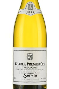 Chablis Premier Cru Vaucoupin - вино Шабли Премьер Крю Вокупэн 0.75 л белое сухое