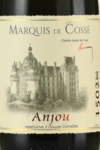 Marquis de Cosse Anjou - вино Маркиз Де Коссе Анжу 0.75 л красное сухое