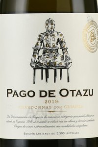 Pago de Otazu Chardonnay con Crianza - вино Паго Де Отази Шардоне Кон Крианца 0.75 л белое сухое