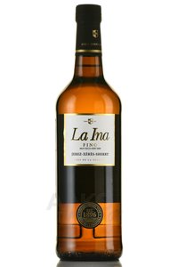 La Ina Fino Jerez - херес Ла Ина Фино 2016 год 0.75 л в п/у с бокалом