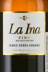 La Ina Fino Jerez - херес Ла Ина Фино 0.75 л