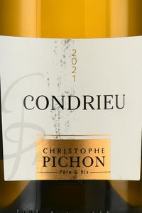 Christophe Pichon Condrieu - вино Кристоф Пишон Кондрийо 0.75 л белое сухое