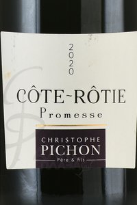 Christophe Pichon Promesse - вино Кристоф Пишон Промесс 2020 год 0.75 л красное сухое