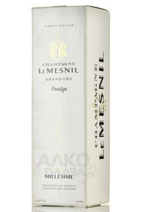 Le Mesnil Grand Cru - шампанское Ле Мениль Гран Крю 2008 год 0.75 л белое брют