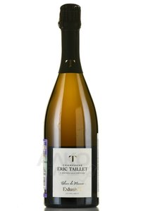 Champagne Eric Taillet Exlusiv’T Extra Brut - шампанское Шампань Эрик Тайе Эксклюзив Те Экстра Брют 2019 год 0.75 л белое экстра брют