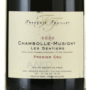 Francois Feuillet Chambolle-Musigny Les Sentiers - вино Франсуа Фейе Шамболь-Мюзиньи Ле Сантьер 0.75 л красное сухое