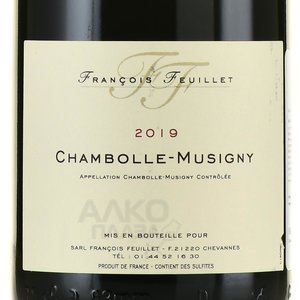 Francois Feuillet, Chambolle-Musigny - вино Франсуа Фейе Шамболь-Мюзиньи 0.75 л красное сухое