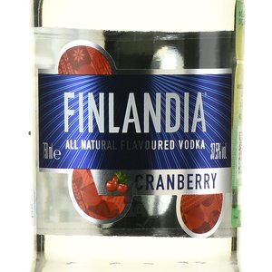 Finlandia Cranberry - водка Финляндия Крэнберри 0.75 л