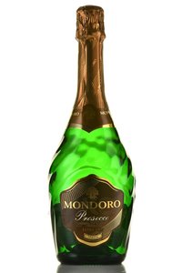 Mondoro Prosecco DOC - вино игристое Мондоро Просекко ДОК 0.75 л белое сухое в п/у с бокалом