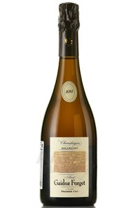 Champagne Gaidoz-Forget Premier Cru Millesime Brut - шампанское Шампань Гайдоз-Форже Премье Крю Миллезим Брют 0.75 л белое брют