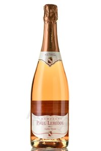 Champagne Paul Leredde Cuvee Rose Brut - шампанское Шампань Поль Леред Кюве Розе Брют 0.75 л розовое брют