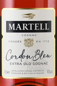 Martell Cordon Bleu gift box - коньяк Мартель Кордон Блю 0.7 л в п/у