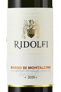 Ridolfi Rosso di Montalcino - вино Ридольфи Россо ди Монтальчино 2020 год 0.75 л красное сухое