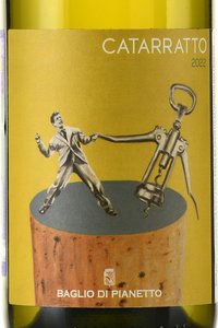 Baglio di Pianetto Catarratto Sicilia DOC - вино Бальо ди Пьянетто Катарратто ДОК Сицилия 2022 год 0.75 л белое сухое
