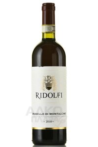 Ridolfi Brunello di Montalcino - вино Ридольфи Брунелло ди Монтальчино 2018 год 0.75 л красное сухое