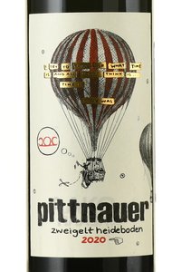 Pittnauer Zweigelt Heideboden - вино Питтнауэр Цвайгельт Хайдебоден 2020 год 0.75 л сухое красное