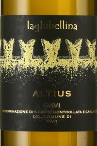 Altius Gavi di Gavi - вино Альтиус Гави ди Гави 2018 год 0.75 л белое сухое