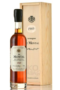 Armagnac de Montal Bas Armagnac - арманьяк де Монталь Ба Арманьяк 1969 года 0.2 л в д/у