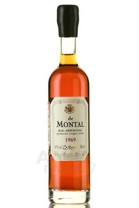 Armagnac de Montal Bas Armagnac - арманьяк де Монталь Ба Арманьяк 1969 года 0.2 л в д/у