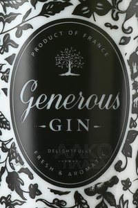 Gin Generous - джин Дженероус 0.7 л