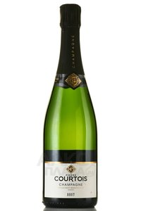 Pierre Сourtois Brut Champagne - шампанское Шампань Пьер Куртуа Брют 0.75 л белое брют