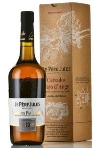 Le Pere Jules Pays d’Auge 10 years - кальвадос Пэи д’Ож 10 лет Ле Пэр Жюль 0.7 л в п/у