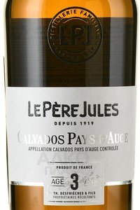 Pays d’Auge 3 years Cask Finish Le Pere Jules - кальвадос Пэи д’Ож 3 года Каск Финиш Ле Пэр Жюль 0.7 л в п/у