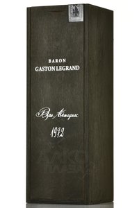Baron G. Legrand 1972 - арманьяк Барон Легран 1972 года 0.7 л