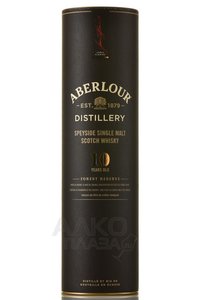 Aberlour Forest Reserve Speyside Single Malt Scotch Whisky 10 Years Old - виски Аберлауэр 10 лет 0.7 л в тубе