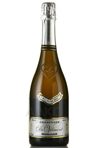 De Vilmont Cuvee Prestige Brut Millesime - шампанское Де Вильмонт Кюве Престиж Брют Миллезим 2014 год 0.75 л белое брют в п/у