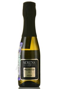 Prosecco Extra Dry Serena 1881 - вино игристое Просекко Экстра Драй Серена 1881 0.2 л белое сухое