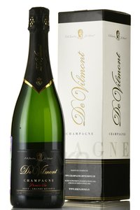 De Vilmont Brut Grande Reserve Premier Cru - шампанское Де Вильмонт Брют Гранд Резерв Премьер Крю 2018 год 0.75 л белое брют в п/у