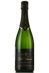 De Vilmont Brut Grande Reserve Premier Cru - шампанское Де Вильмонт Брют Гранд Резерв Премьер Крю 2018 год 0.75 л белое брют в п/у