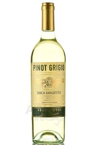 Duca Sargento Pinot Grigio - вино Дука Сардженто Пино Гриджио 2022 год 0.75 л белое сухое