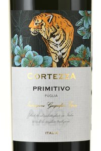 Cortezza Primitivo - вино Кортезза Примитиво 2021 год 0.75 л красное полусухое