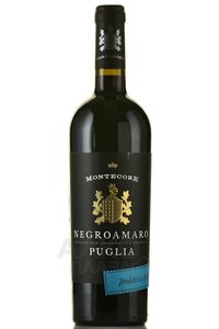 Montecore Negroamaro Puglia - вино Монтекоре Негроамаро Пулия 2021 год 0.75 л красное полусухое
