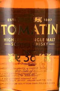 Tomatin 36 Years Old - виски Томатин 36 лет 0.7 л в д/у