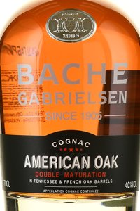 Bache Gabrielsen American Oak - коньяк Баш-Габриэльсен Американ ОАК 0.7 л