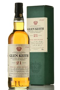 Glen Keith 21 years old - виски Глен Кит 21 год 0.7 л