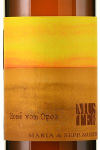 Maria und Sepp Muster Rose vom Opok - вино Мария унд Сеп Мустер Розе фом Опок 2021 год 0.75 л сухое розовое